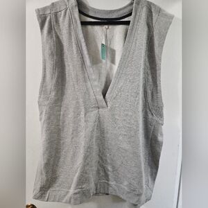 Pilcro Oversized V-Neck Knitted Vest